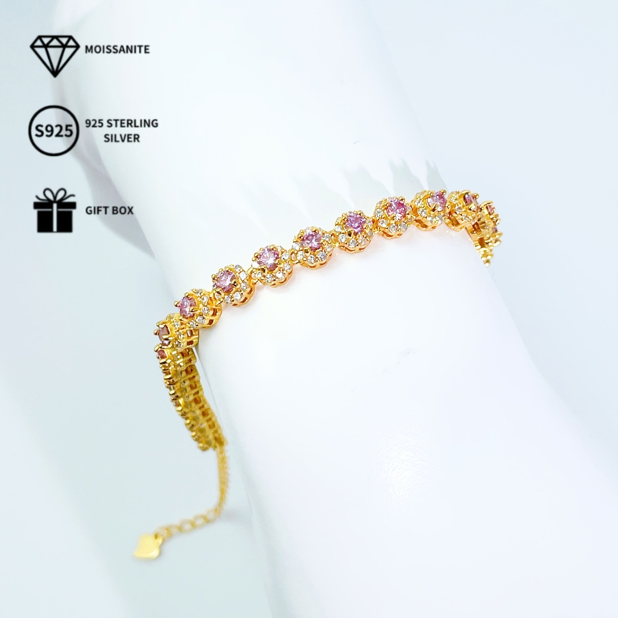 Moissanite Jewelry for Proposals and Celebrations Blue Pink Purple Shades