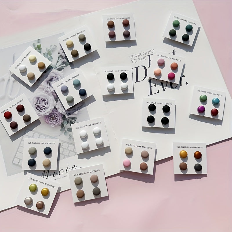 Set of 4 Middle Eastern Ramadan Magnetic Brooches for Scarves