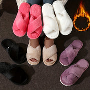 Women’s Cozy Plush Winter Slippers with Non-Slip Sole and Fleece Lining