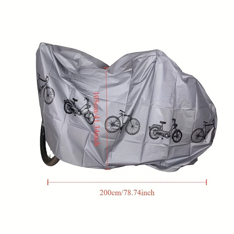Waterproof Gray and Black Bike and Motorcycle Covers Set of 1 or 2