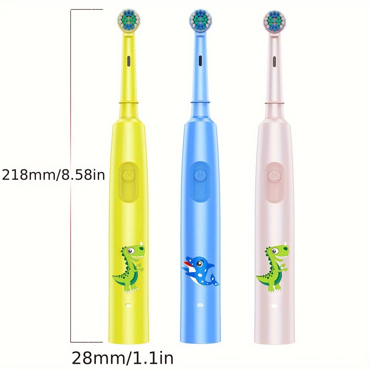 Electric Toothbrush for Kids with 3 Modes USB Rechargeable Soft Bristles Deep Cleaning