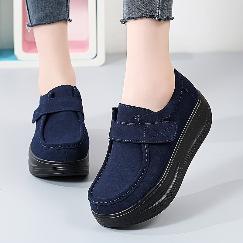 Women's Loafers with Platform Soft Sole Slip-On Comfortable Daily Wear