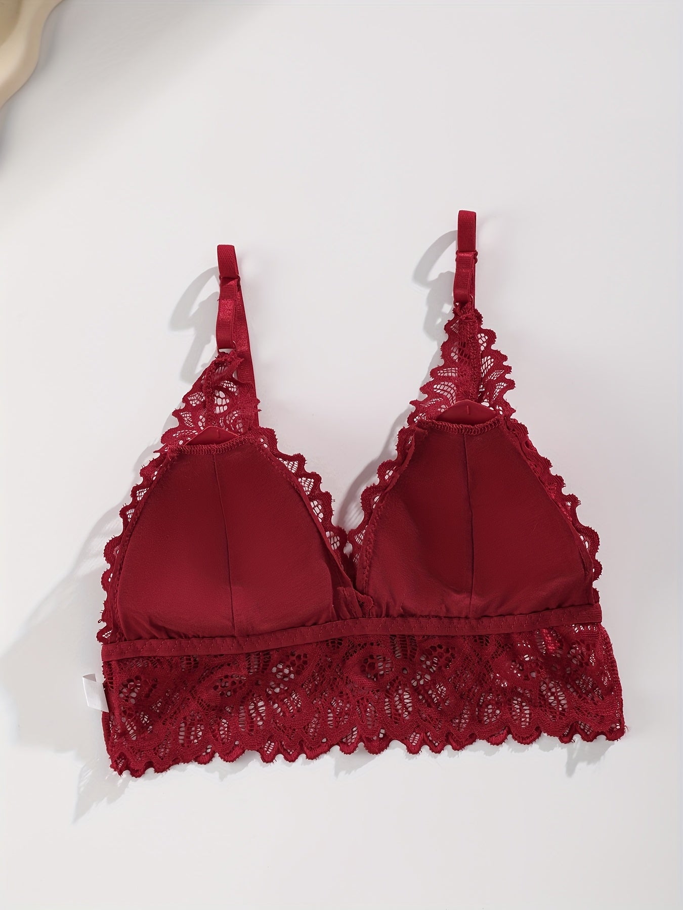 French Lace Vest-Style Underwear Set with Breathable Molded Cups for Women