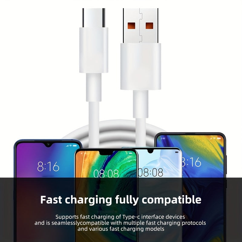 120W USB-C зарядка кабели тез маълумотлар ўтказиш матт PVC эркакдан аёлга мос келади Huawei Xiaomi Samsung билан