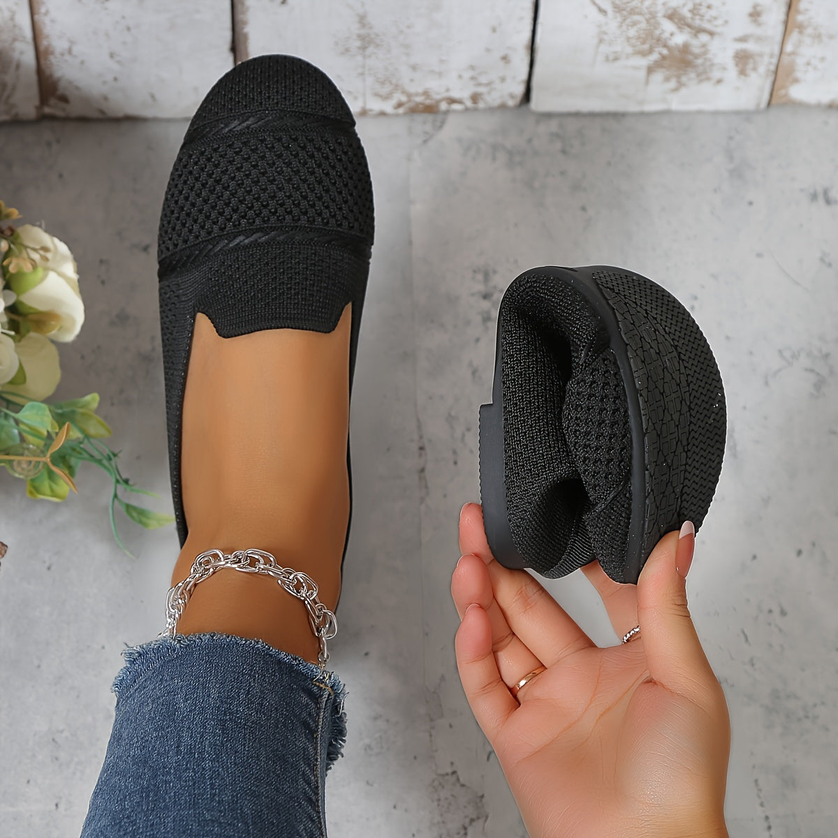 Women's Casual Breathable Flat Shoes for Summer Comfort