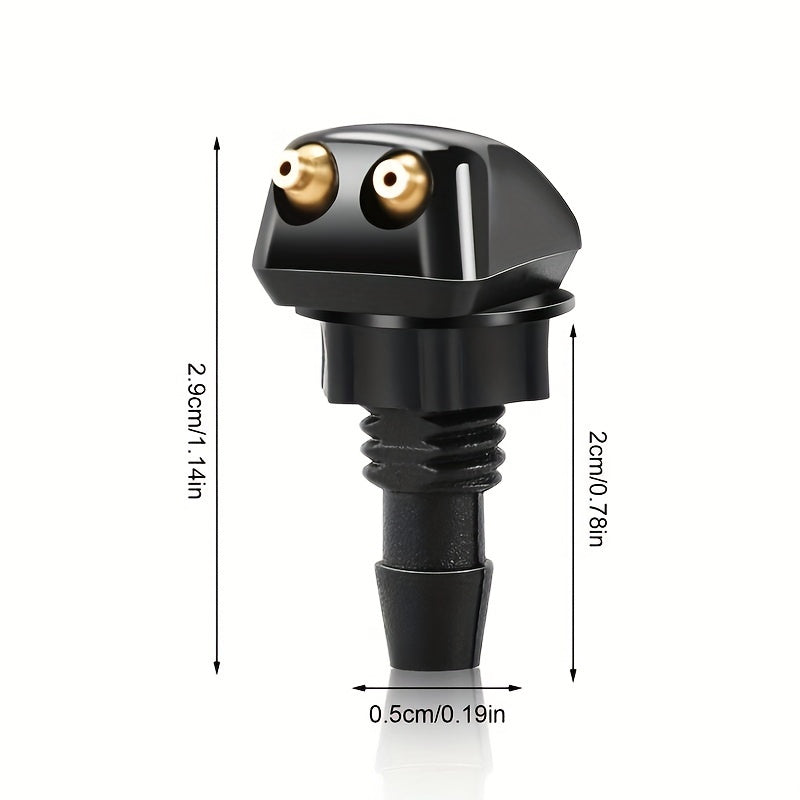 Car Windshield Wiper Washer Spray Nozzle Dual Holes Water Jet