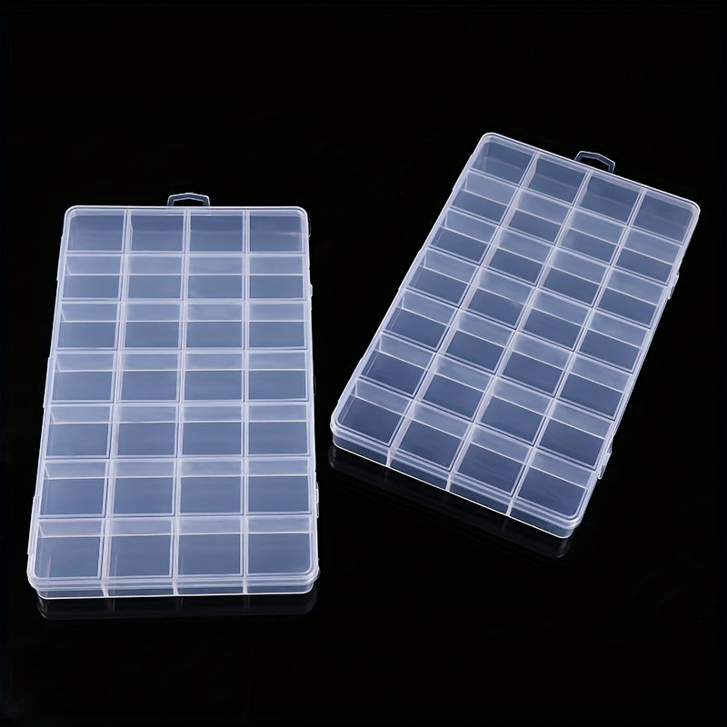 Plastic Storage Box with 28 Compartments for Jewelry Earrings Beads and Crafts