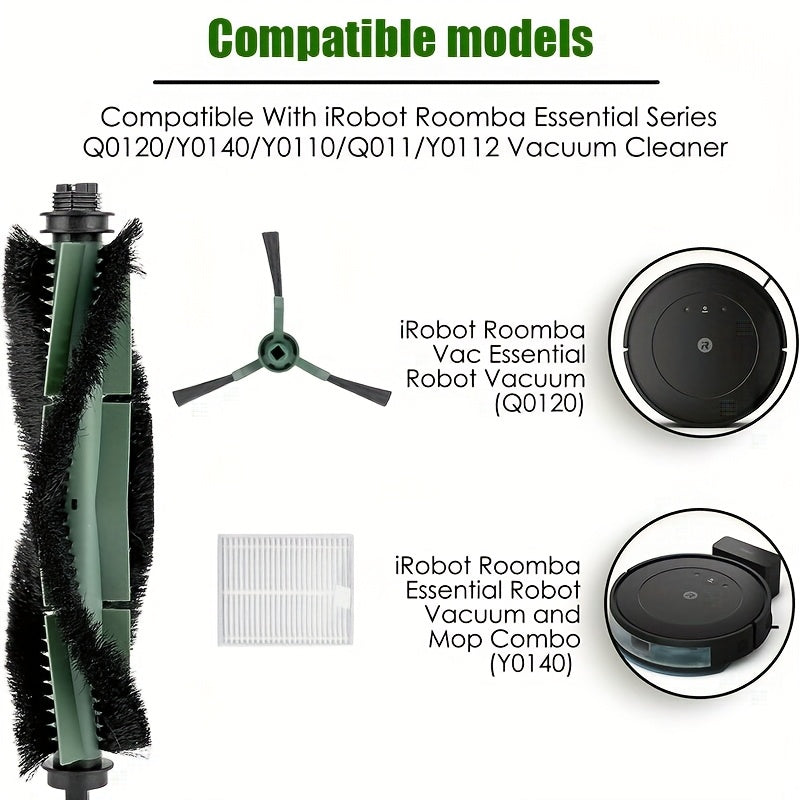 19-tilingiz Robot changyutgich uchun vakuum tozalash uchun aksessuarlar to'plami, asosiy qirqichlar, filtrlash va yon qirqichlar bilan