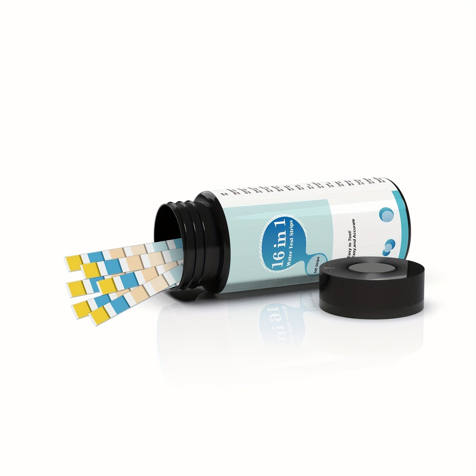 16-In-1 Home Water Testing Kit with 100 Strips for Tap and Well Water Contaminants
