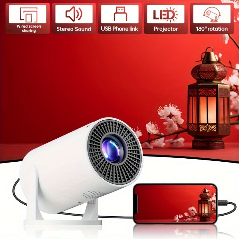 Mini 1080P LCD Home Theater Projector 3D Ready Compact HDMI Compatible