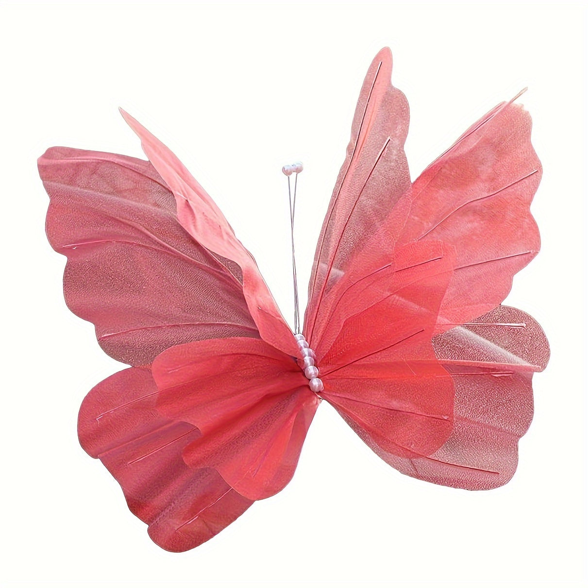 Large Silk Yarn Artificial Butterfly Wall Decor 50cm Freestanding Wedding Room Decoration