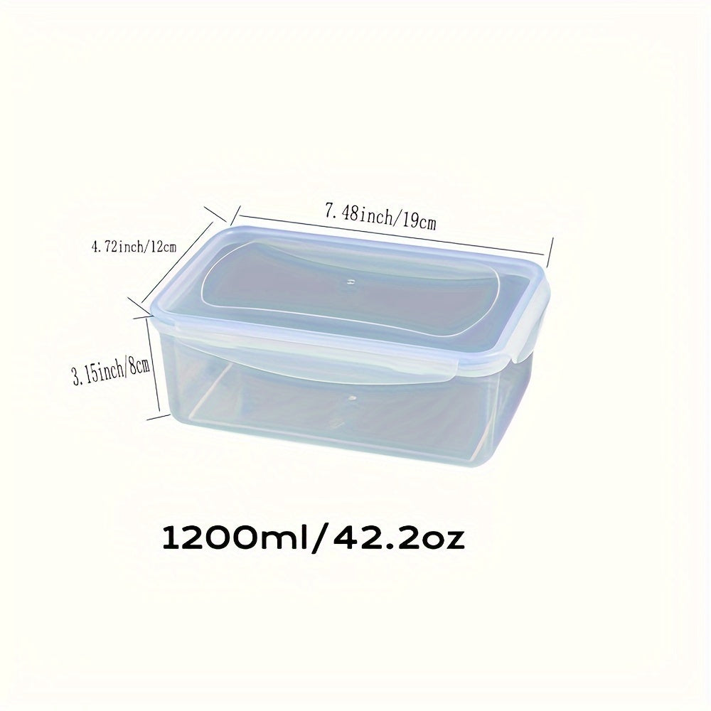 Unisex Plastic Storage Box Microwave Safe Food Container 1/4 Pcs Set