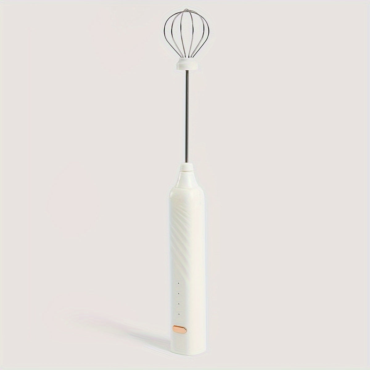 Batidora eléctrica de mano recargable para hornear blanco verde