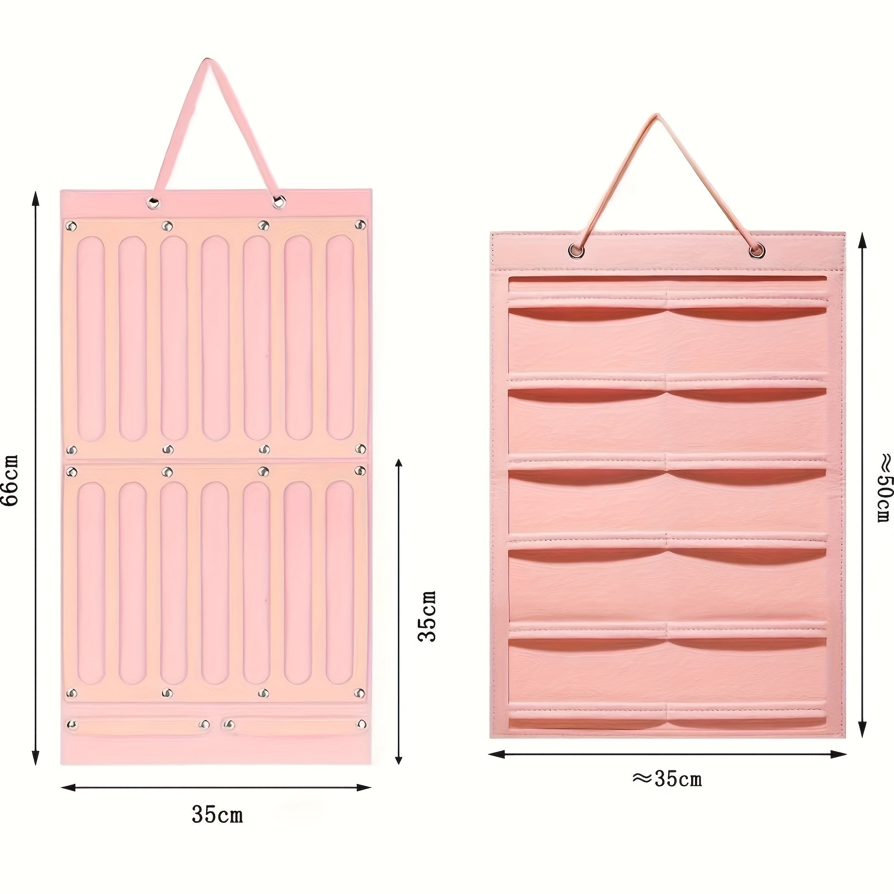 Devorga o'rnatiladigan soch aksessuarlari saqlash racki, soch kliplari, boshbandlar va galstuklar uchun mo'ljallangan felt tashkilotchisi