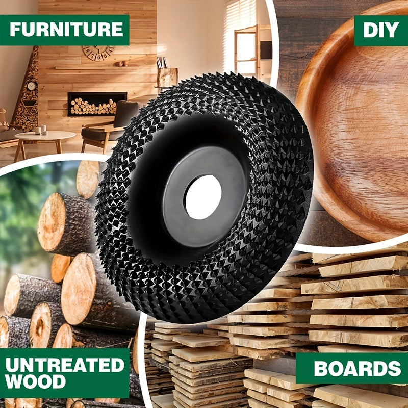 Universal Woodworking Polishing Wheel for Angle Grinders Durable Carving Tool