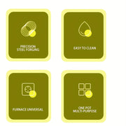 Stainless Steel Cookware Set 12 Pieces Soup Frying Milk Pots Kitchen