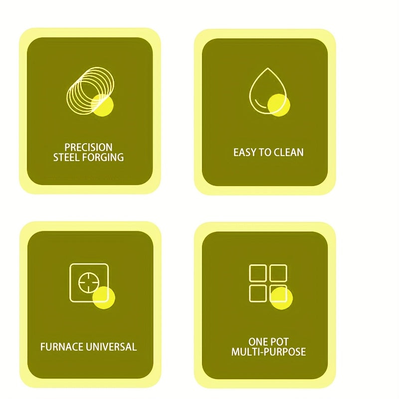 Stainless Steel Cookware Set 12 Pieces Soup Frying Milk Pots Kitchen