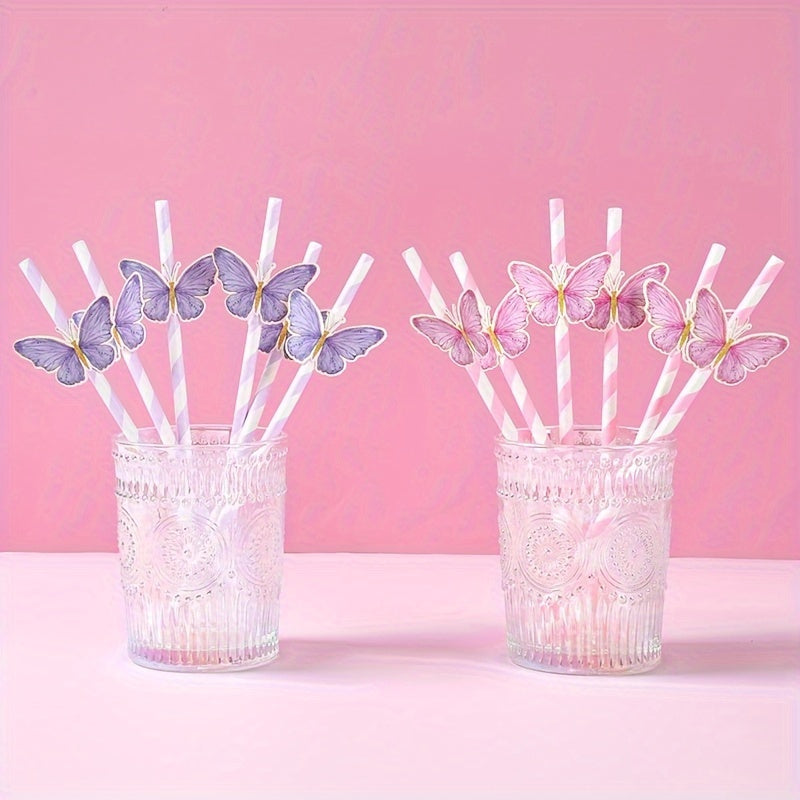 To'ylar va partiyalar uchun 12 ta pushti va lila rangli farishtalar shaklidagi qog'oz quvurlar to'plami