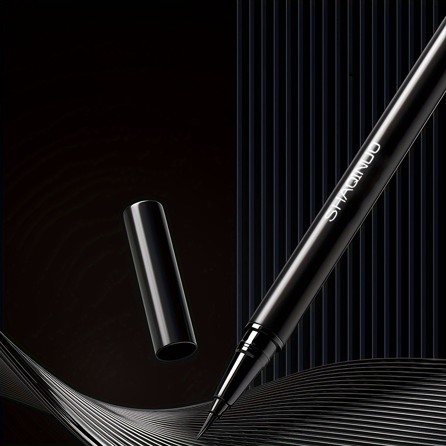 Women's Waterproof Eyeliner Pencils 3 Pack Smudge-Proof Long-Lasting Black