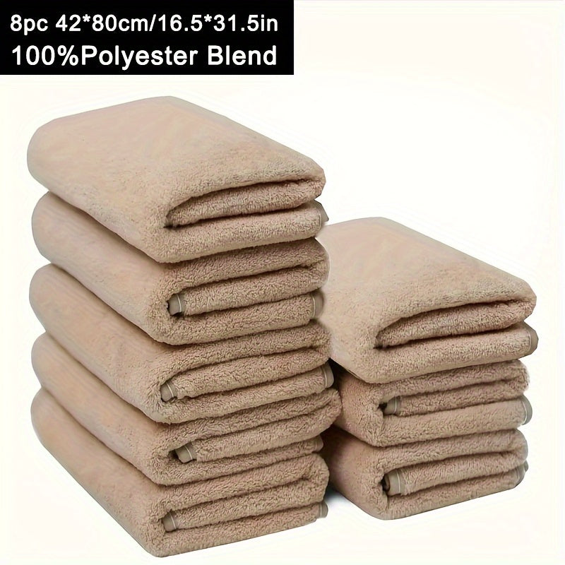 Set of 6/8/10 Ultra Soft Absorbent Cotton Hand Towels for Bathroom Gym Shower Spa