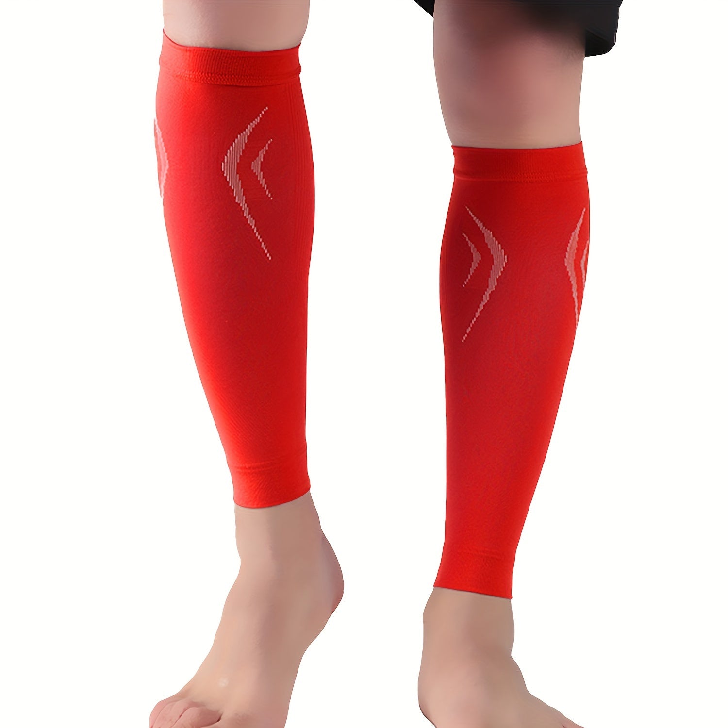 Men Women Calf Compression Sleeves 15-20mmHg Leg Footless Socks Summer