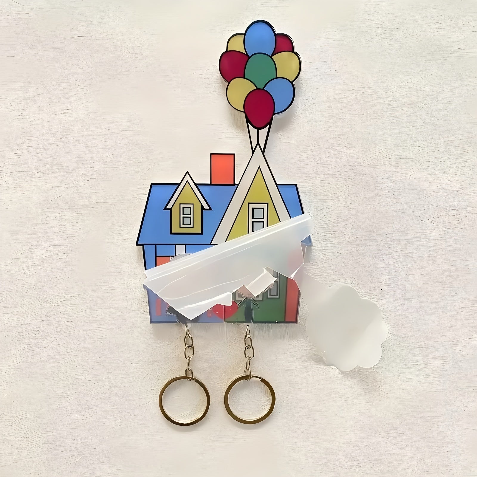 Juego de llaveros románticos para parejas con colgante de corazón de acrílico para amantes y recién casados