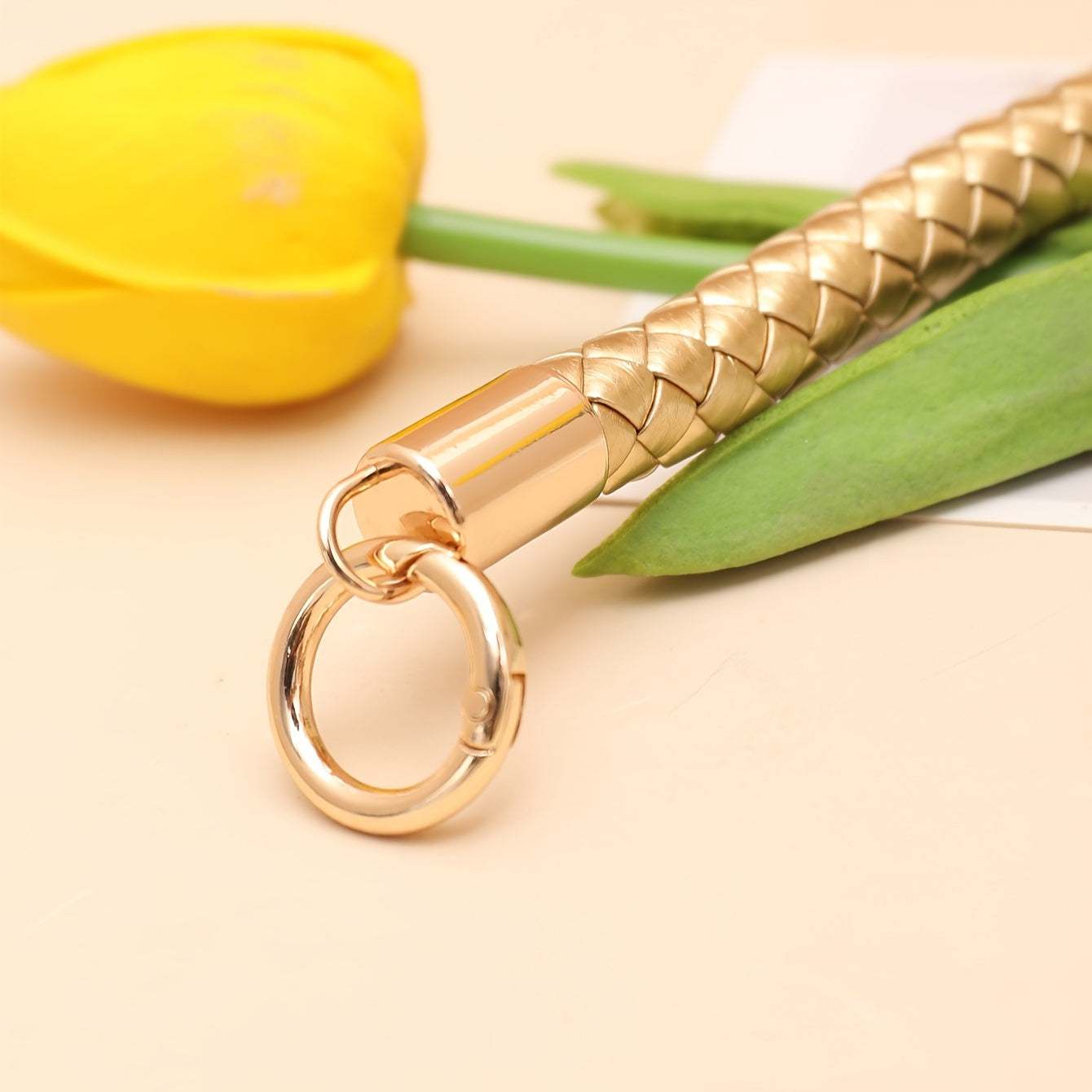 Luxury Women's PU Leather Woven Handbag with Detachable Shoulder Strap