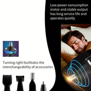 4-in-1 burun sochlarini tozalash uchun burun, quloq, qosh, soqol sochlarini parvarish qilish uchun