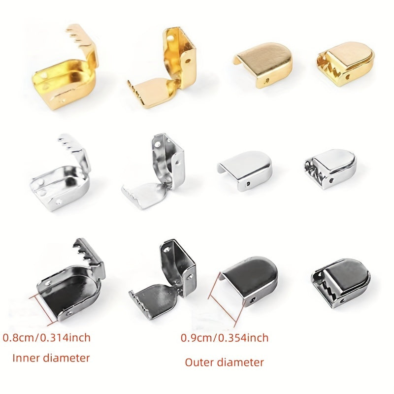 12 Pack Metal Shoe Clips No-Tie for Men and Women Durable Solid Color