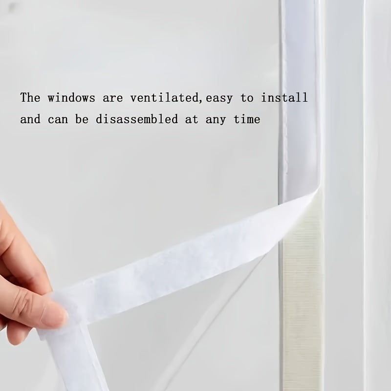 Thermal Insulation Window Film Windproof Rain-Resistant High Clarity Easy Installation