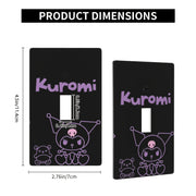Kuromi Light Switch Cover Decorative Wall Plate Easy to Install for Home Decor