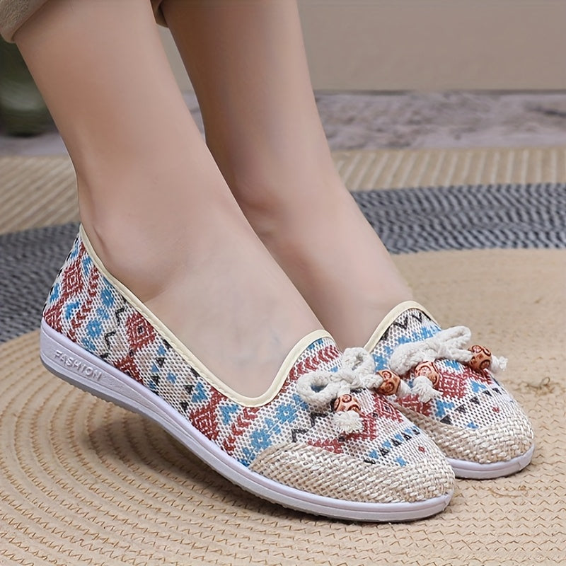 Women's Breathable Hollow-Out Flat Shoes Soft Upper Comfortable Sole Casual Flats