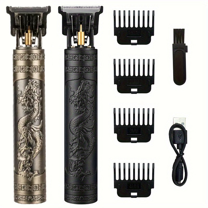 Men Electric Hair Clipper Rechargeable Lithium Battery With Detachable Combs