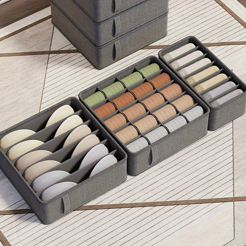 Yorug'likda joylashgan brass, paypoqlar va ichki kiyimlarni tartibga solish uchun egiluvchan saqlash qutisi. Yuvilishi mumkin bo'lgan shkaf tashkilotchisi.