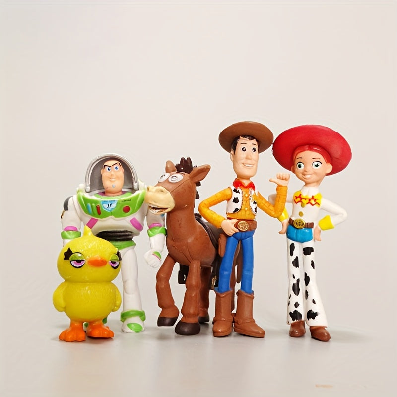 7-Piece Action Figures Set for Adults PVC Cartoon Characters Toy Gift