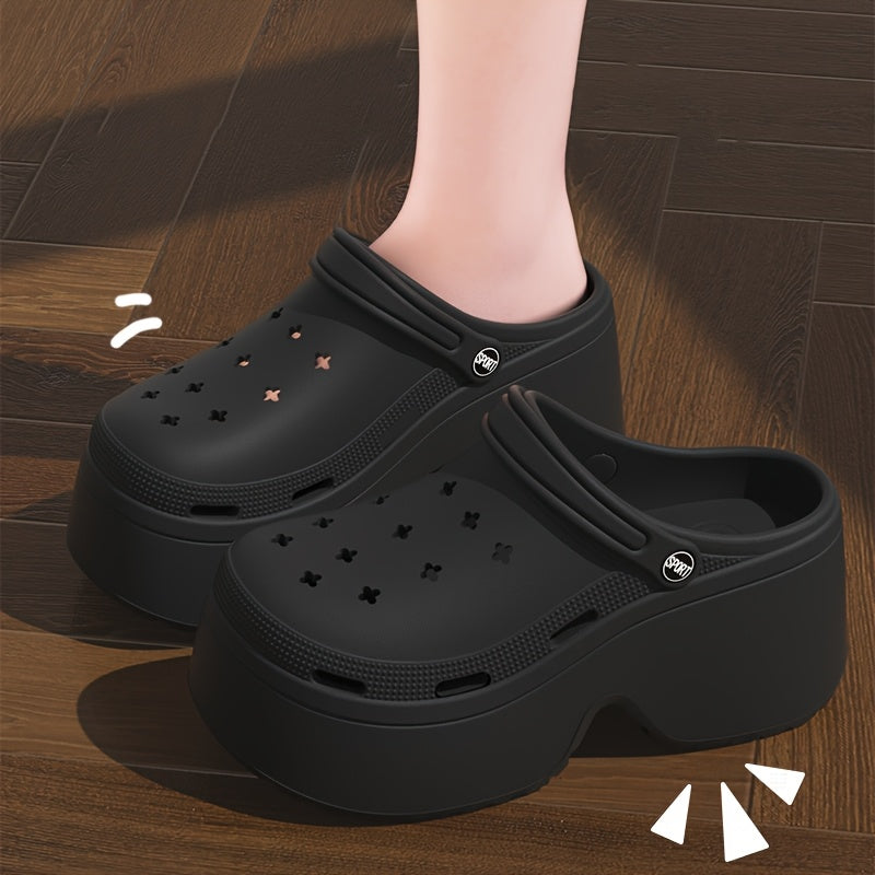 Women's Summer Flat Sandals, Thick Sole, Beach Slippers for Casual Wear