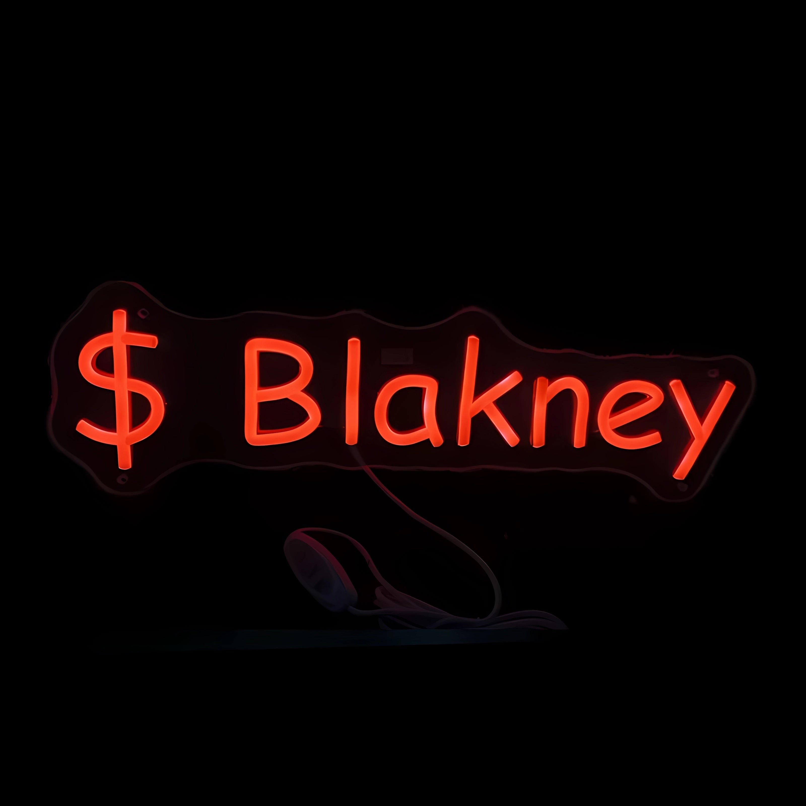 Letrero de neón USB personalizable con interruptor regulable para iluminación personalizada