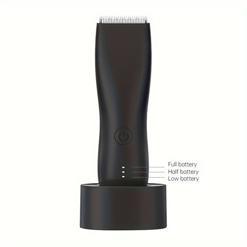 Electric shaver and body trimmer for all-over grooming