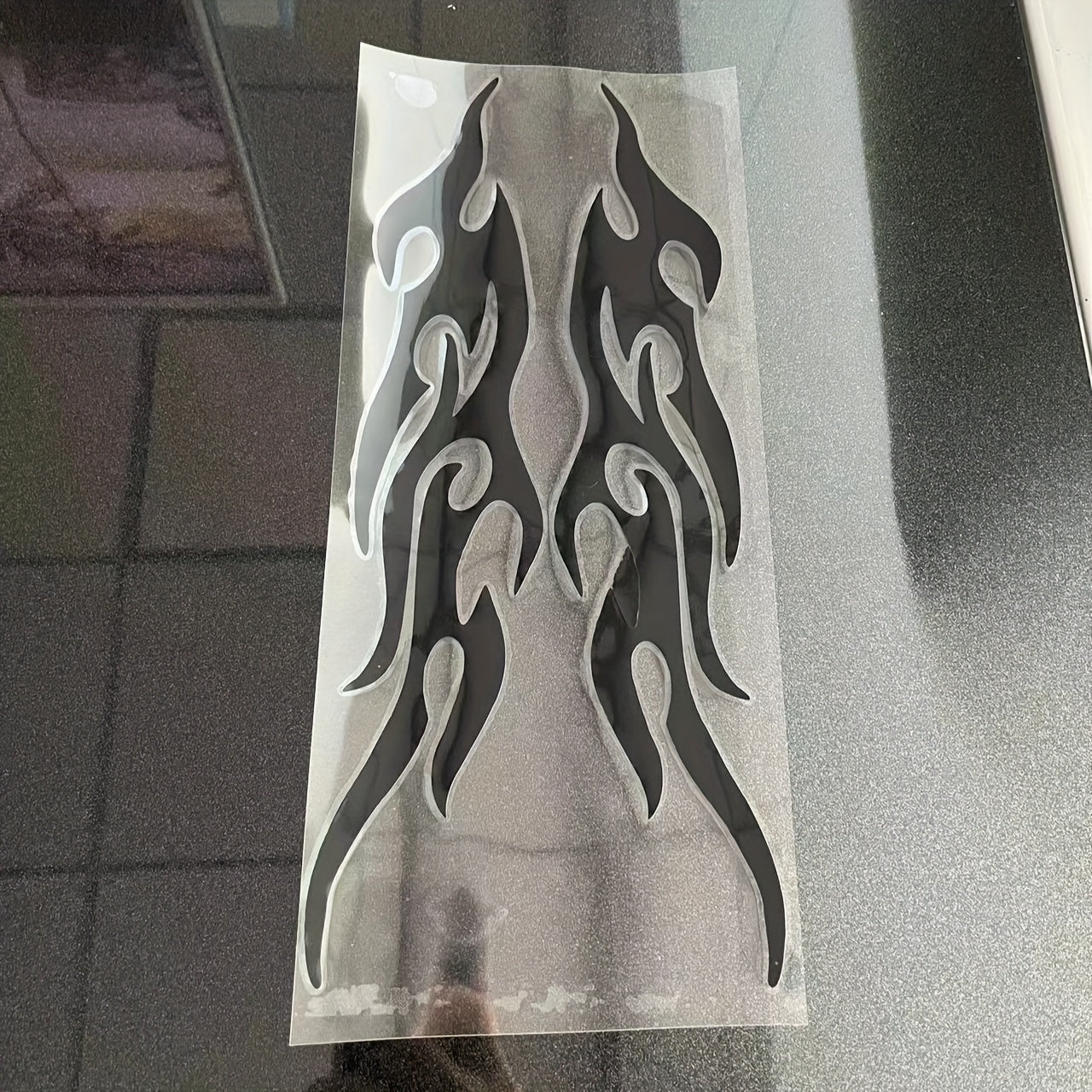 Pegatinas para coche Flame Car Stickers Bumper Hood Mirror Cover Scratch Decals para vehículos