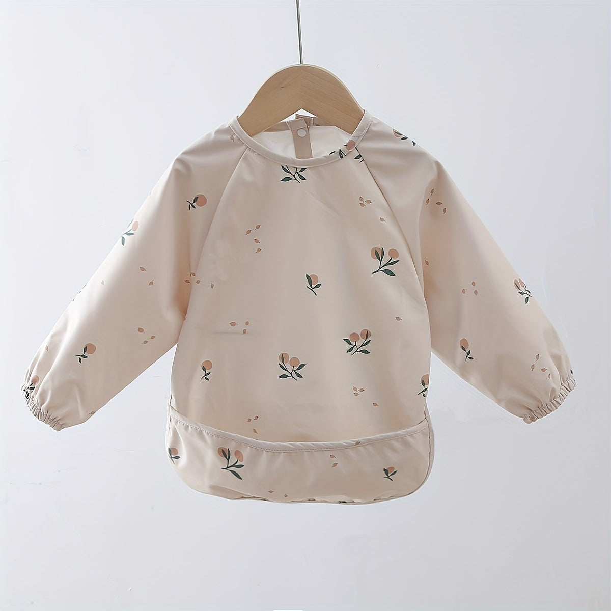 Kids Waterproof Polyester Fiber Bib Apron for Boys and Girls Durable Cover-up for Mealtime and Art Activities