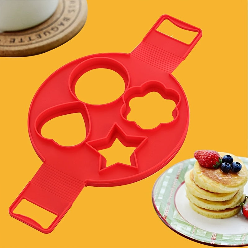 Silicone Egg Cooker Nonstick Pancake Mold Egg Ring for Omelets and Fried Eggs