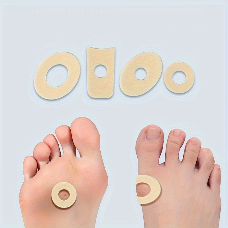 30-Piece Latex Corn Cushions Foot Callus Prevention Pads Non-Slip Comfort