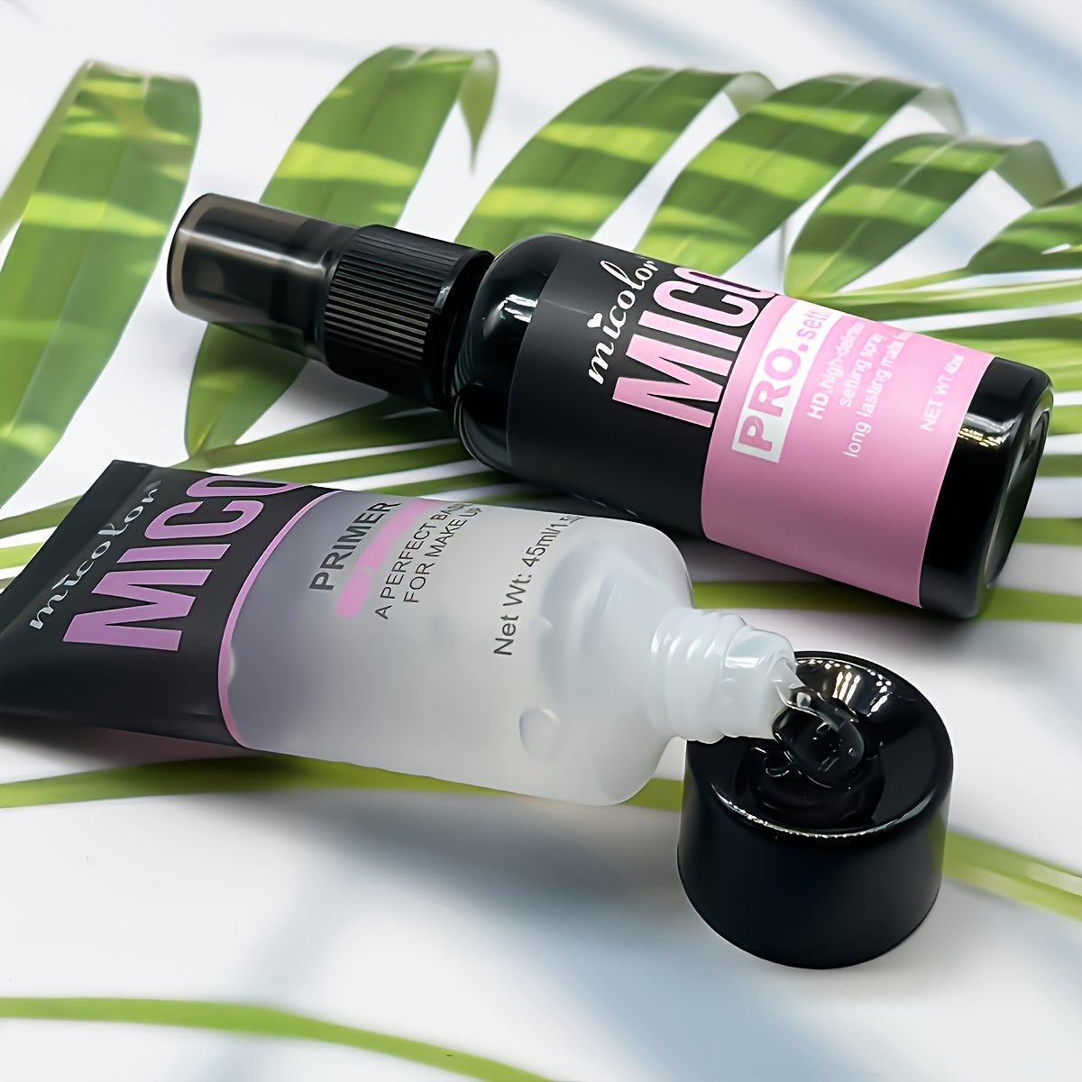 4pcs Makeup Setting Spray Set Creamy Texture White Shades Flawless Skin Gift