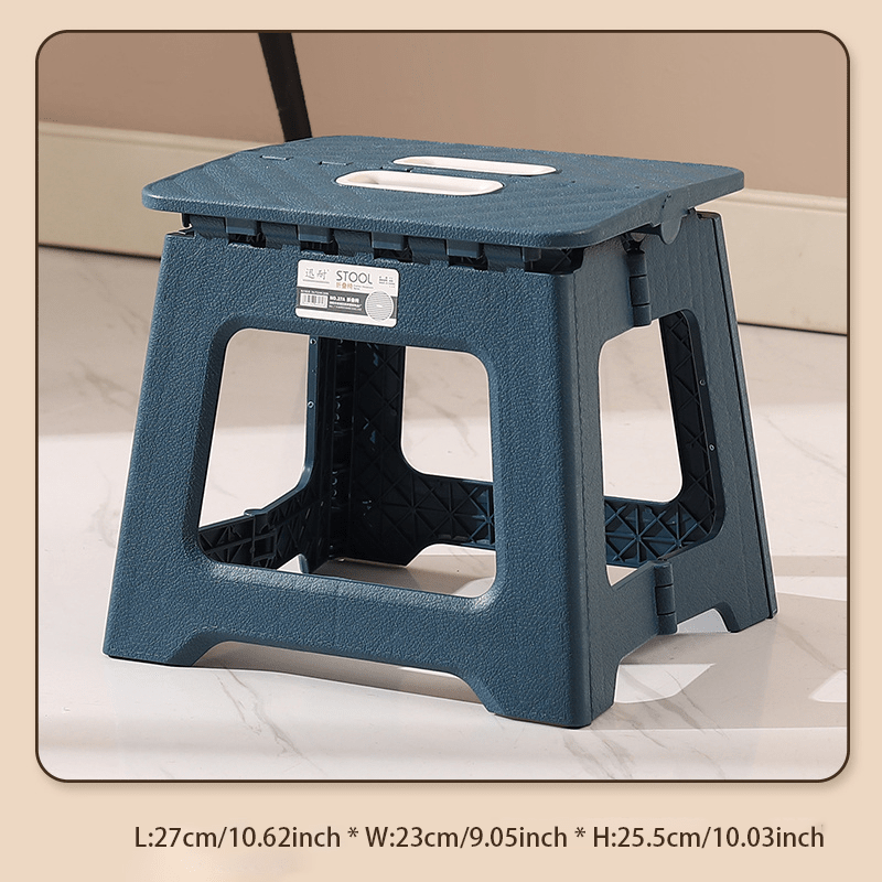 Kattalar uchun portativ egiluvchan stul, tashqi faoliyatlar va baliq ovlash uchun mustahkam plastik o'rindiq