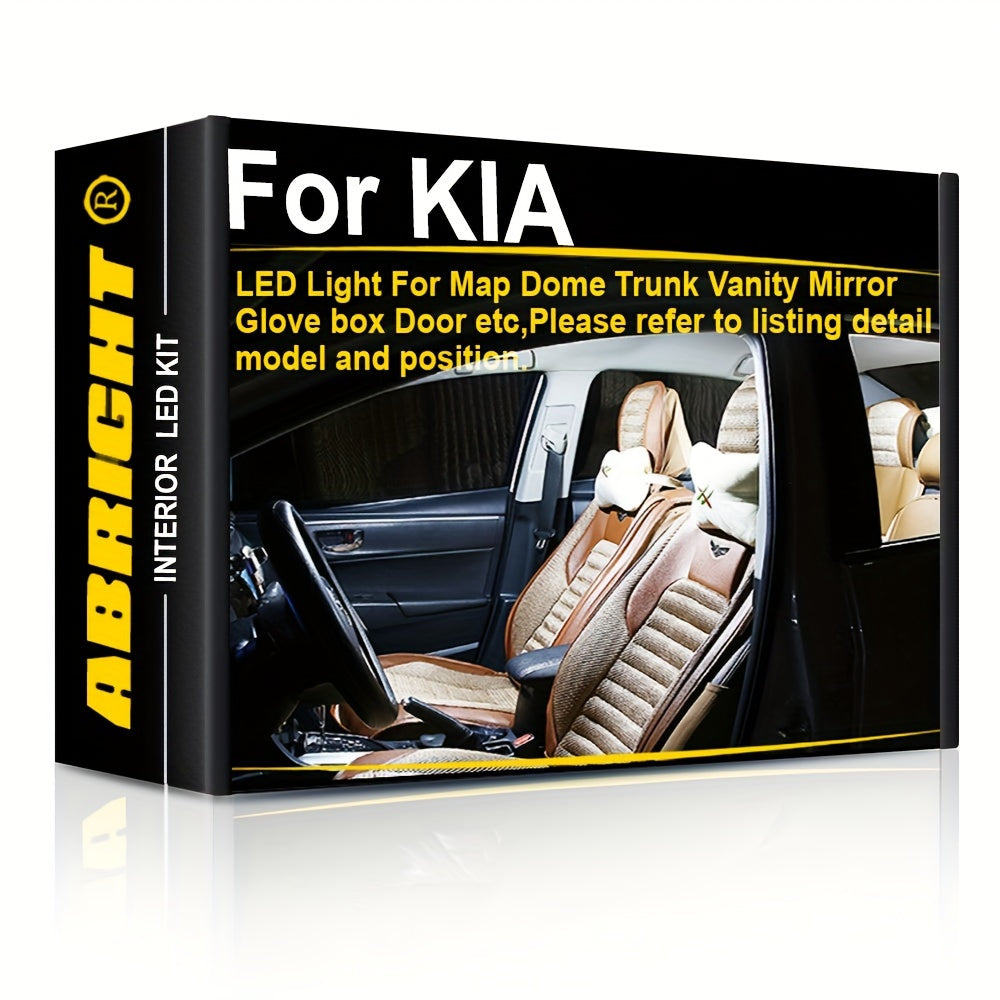 Interior LED Light Kit for Car Vehicles, Bright White, Easy Install