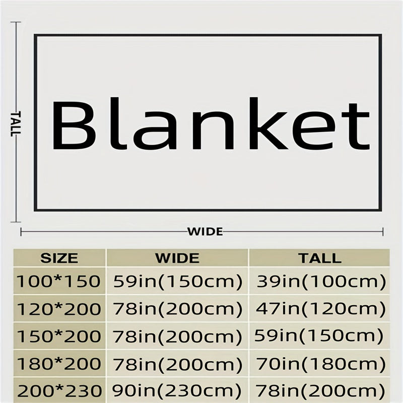 Manta de cama de franela con patrón a rayas para adultos y niños