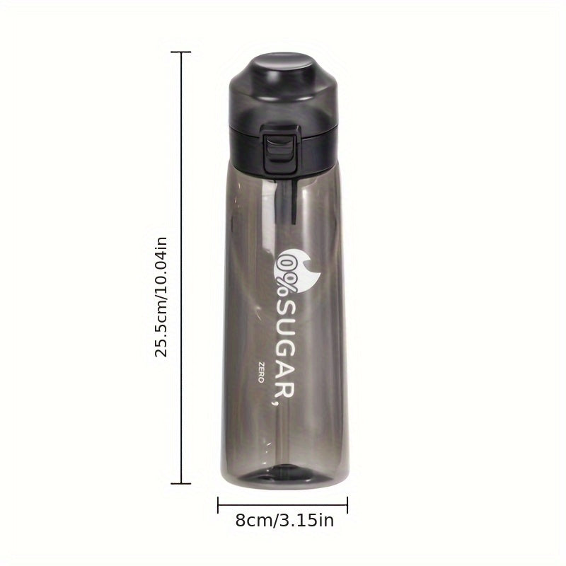 7 ta meva ta'mi podlari va ichimlik shishasi to'plami, sport suyuqlik shishasi va aromatizatorli ta'mi podlari bilan