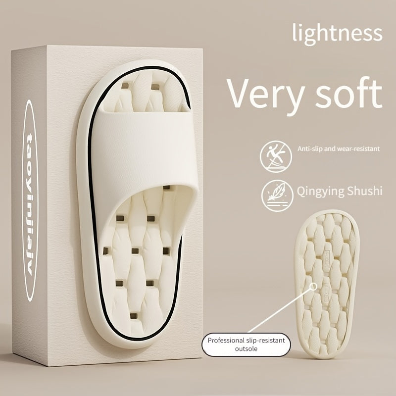 Unisex EVA Slippers Non-Slip Minimalist Stripes House Beach Footwear