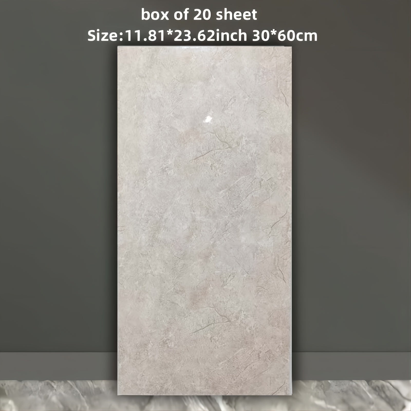 Self-Adhesive Foam Marble Wall Tiles 10pcs 20pcs Waterproof Puzzle Pattern for Living Room Kitchen Bathroom