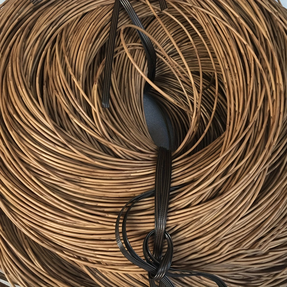 Faux Rattan Weave Material for Outdoor Furniture Repair and Crafting Durable PE Plastic